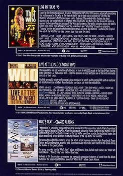 Amazon.co.jp: Live at the Isle of Wight/Live [DVD] : Who